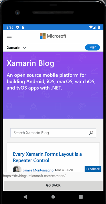 [Bug] WebView - view model not updated after navigating to another ...