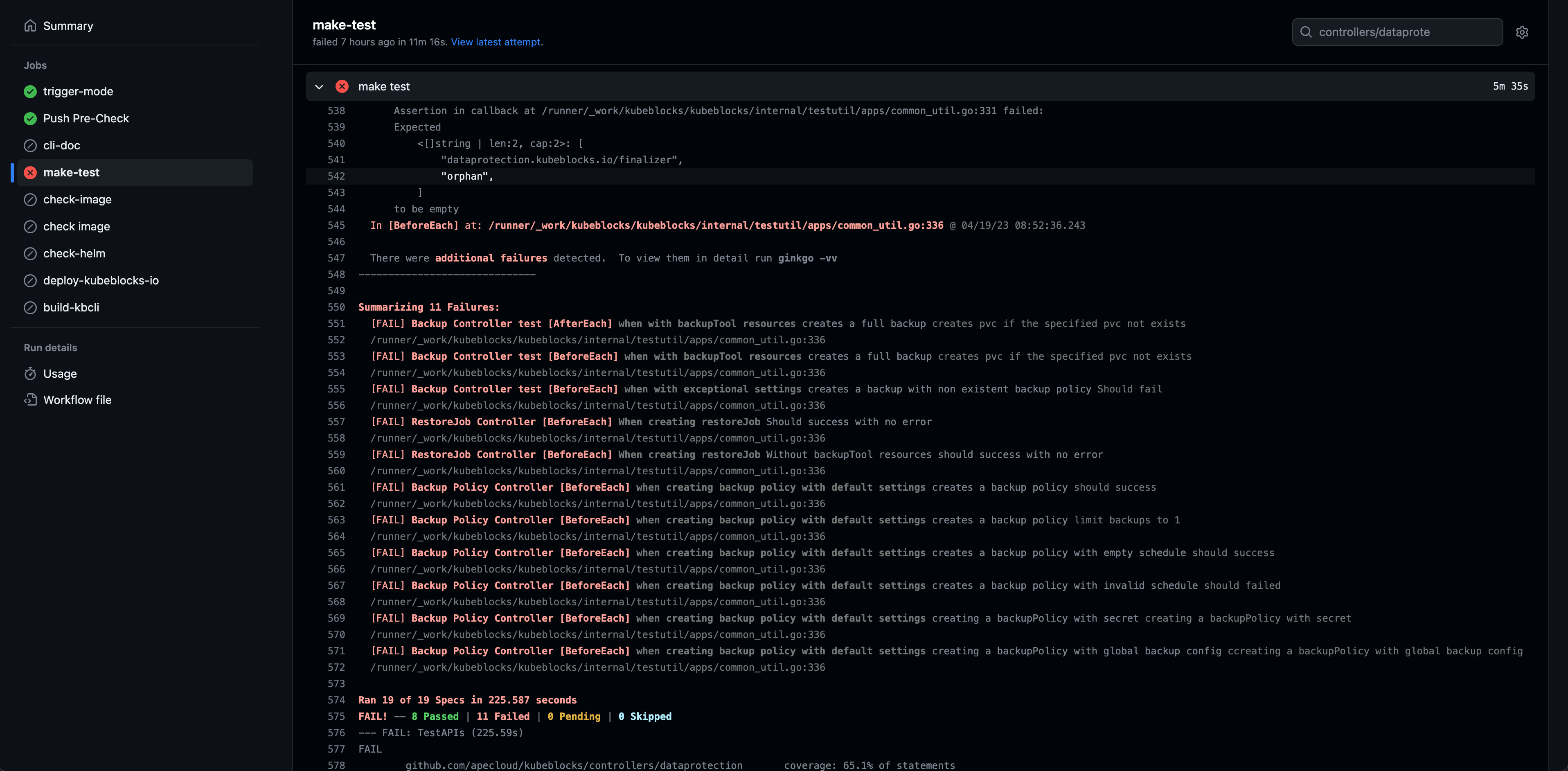 [Improvement] unstable test failed · Issue #2749 · apecloud/kubeblocks ...