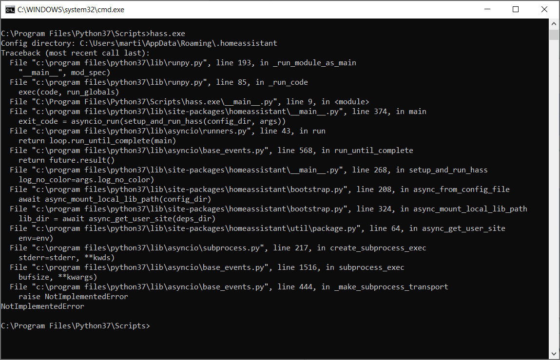 stacktrace