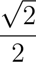 sqrt(2)/2