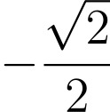 -sqrt(2)/2