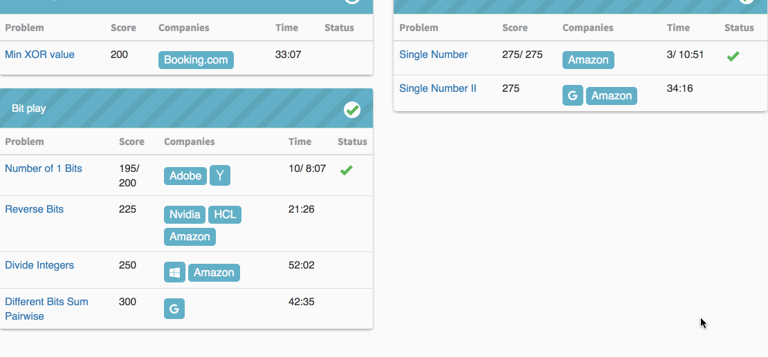 Week 4 - Before Section Demo · Issue #5 · tugcekeser/InterviewBit · GitHub