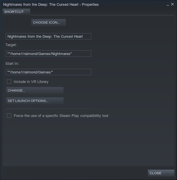 Steam does not register non-steam games with space in pathname 
