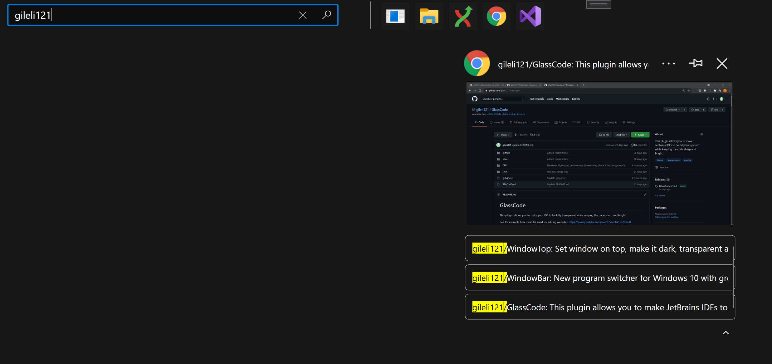 Releases · gileli121/WindowBar · GitHub