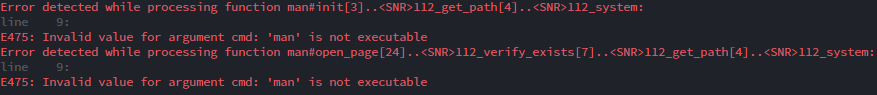 Man is not executable in Windows 10 · Issue #14881 · neovim/neovim · GitHub