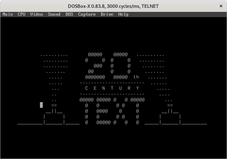 mTCP and towel.blinkenlights.nl · Issue #2009 · joncampbell123/dosbox-x ...