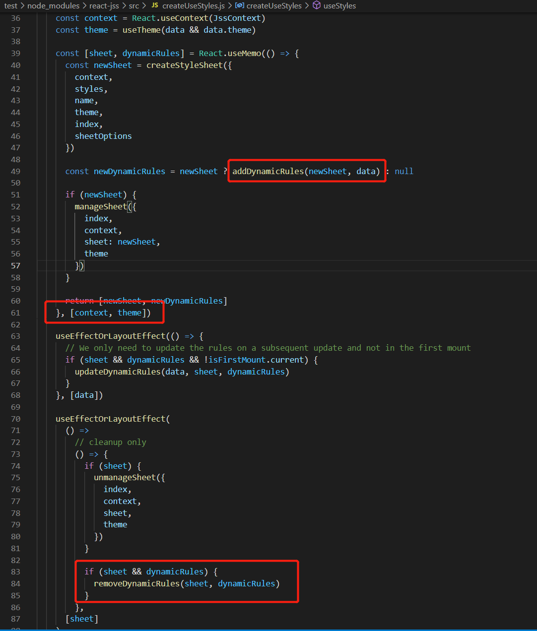 react-jss Dynamic values not work with react 18 new api · Issue #1597 ...
