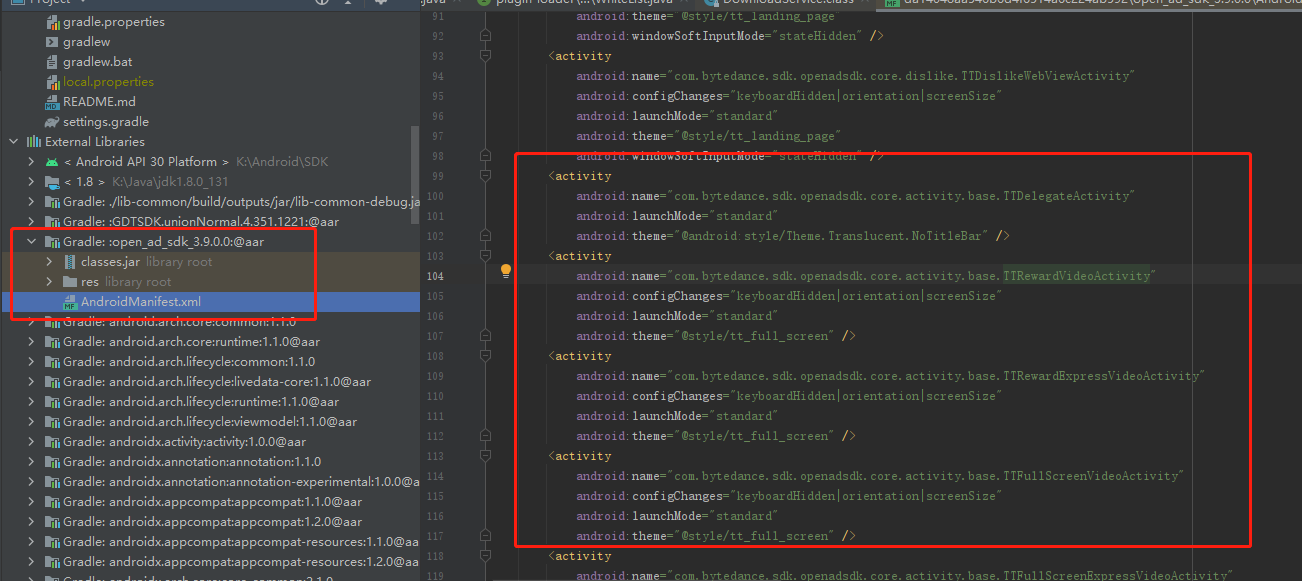 插件中无法加载广点通以及穿山甲中配置组件。 · Issue #584 · Tencent/Shadow · GitHub