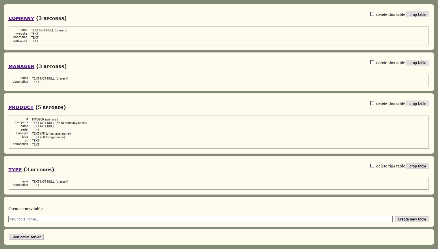 GitHub Pomax/softwarecatalog A simple, sqlite3backed software