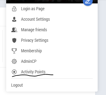 activity Points Purchase Package not working - Just Spins see phpto app ...