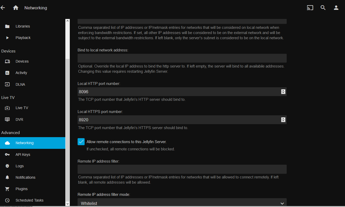 Networking setting invalid · Issue #2175 · jellyfin/jellyfin · GitHub