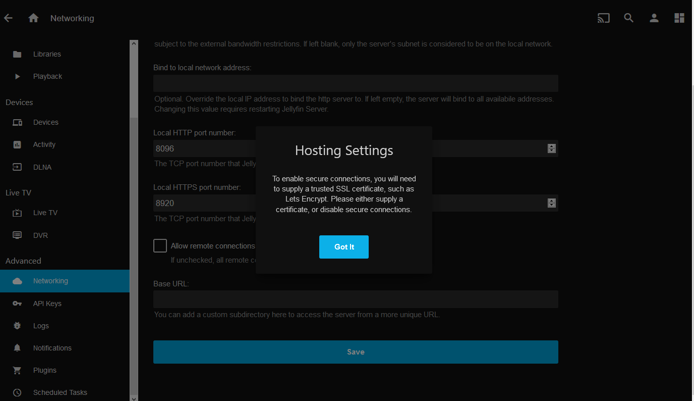 Networking setting invalid · Issue #2175 · jellyfin/jellyfin · GitHub