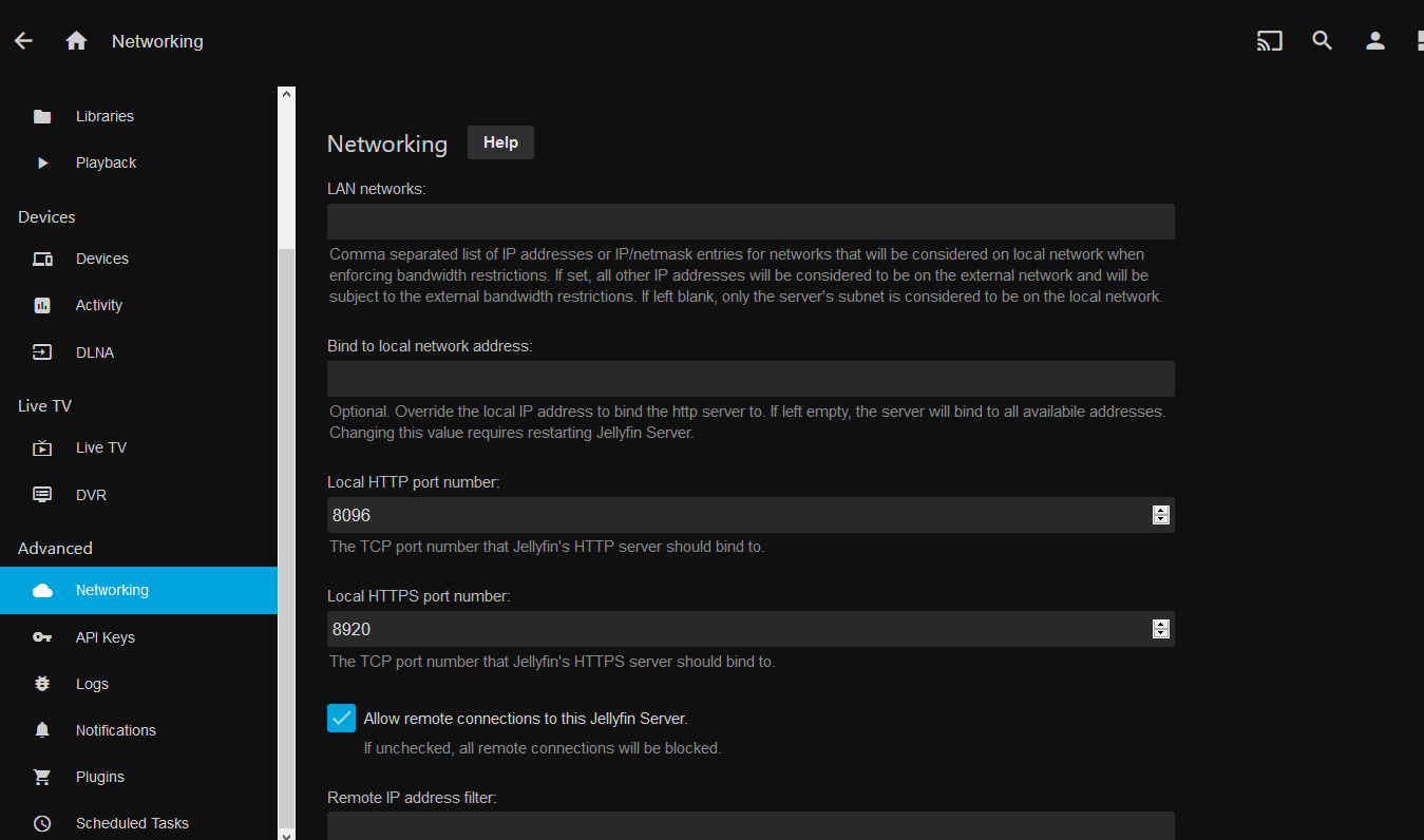 Networking setting invalid · Issue #2175 · jellyfin/jellyfin · GitHub