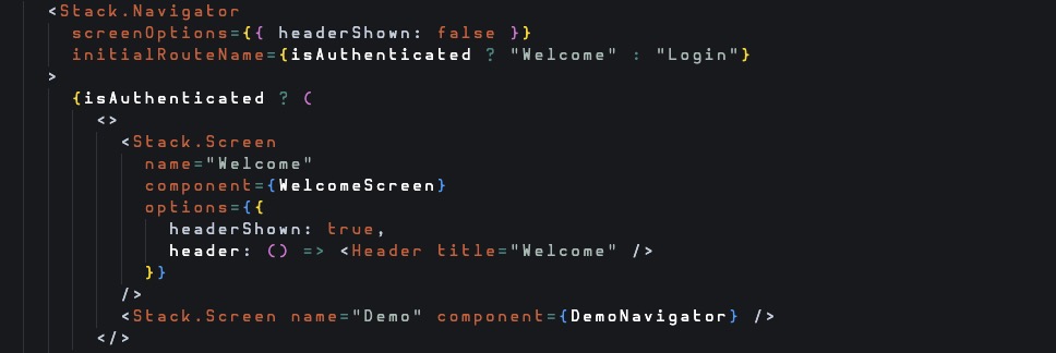 Demo with real use of Header · Issue #2300 · infinitered/ignite · GitHub