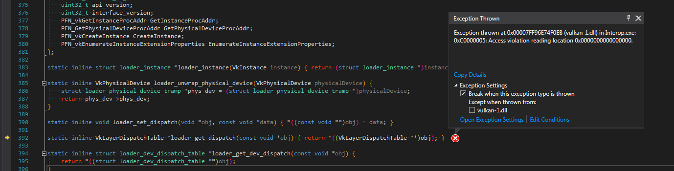 Race condition in vkCreateDevice()+vkDestroyDevice ...