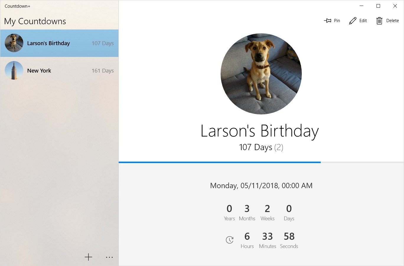 Github fweinaug countdown countdown app for windows 10 uwp 