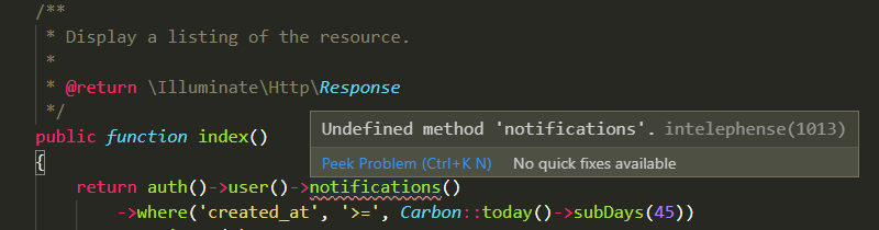 Undefined method when scope is an interface but implementation class is ...