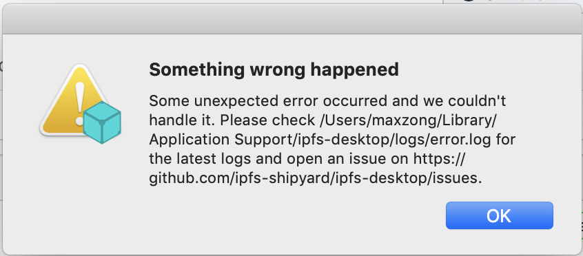 Mac OS X Mojave 10.14.1, can't start up ipfs-desktop · Issue #693 ...