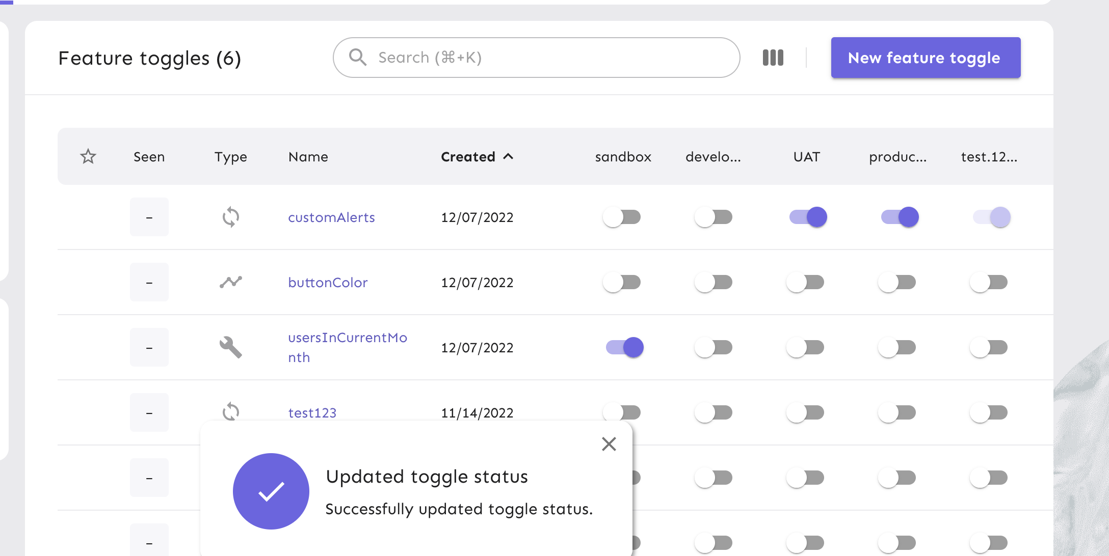 Environments with periods in their names cause crashes and UI issues ...