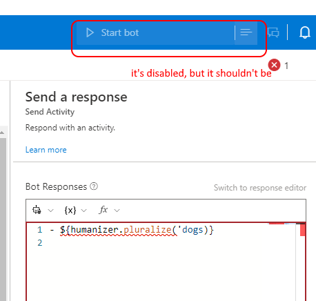 Bot should not be blocked from running if there potential syntax error ...