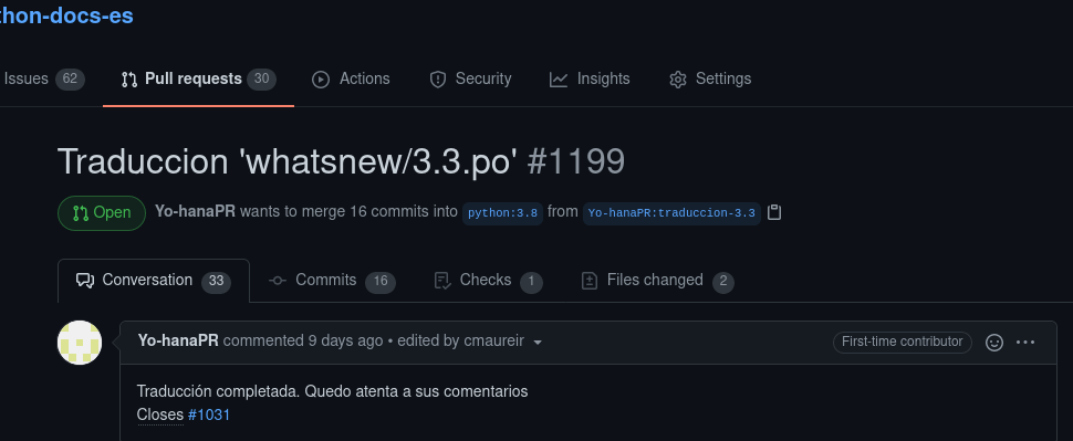 Screenshot_2021-01-19 Traduccion 'whatsnew 3 3 po' by Yo-hanaPR · Pull Request #1199 · python python-docs-es