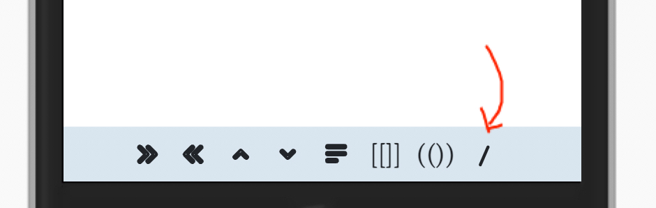 Add `/` shortcut command to mobile bar · Issue #1086 · logseq/logseq ...