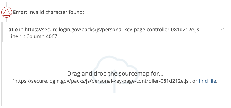 NewRelic minified stack trace
