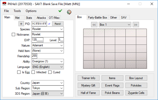 Bug Reports · Issue #1238 · kwsch/PKHeX · GitHub