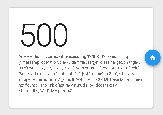Fresh Docker install fails- 500 error · Issue #2895 · AzuraCast ...
