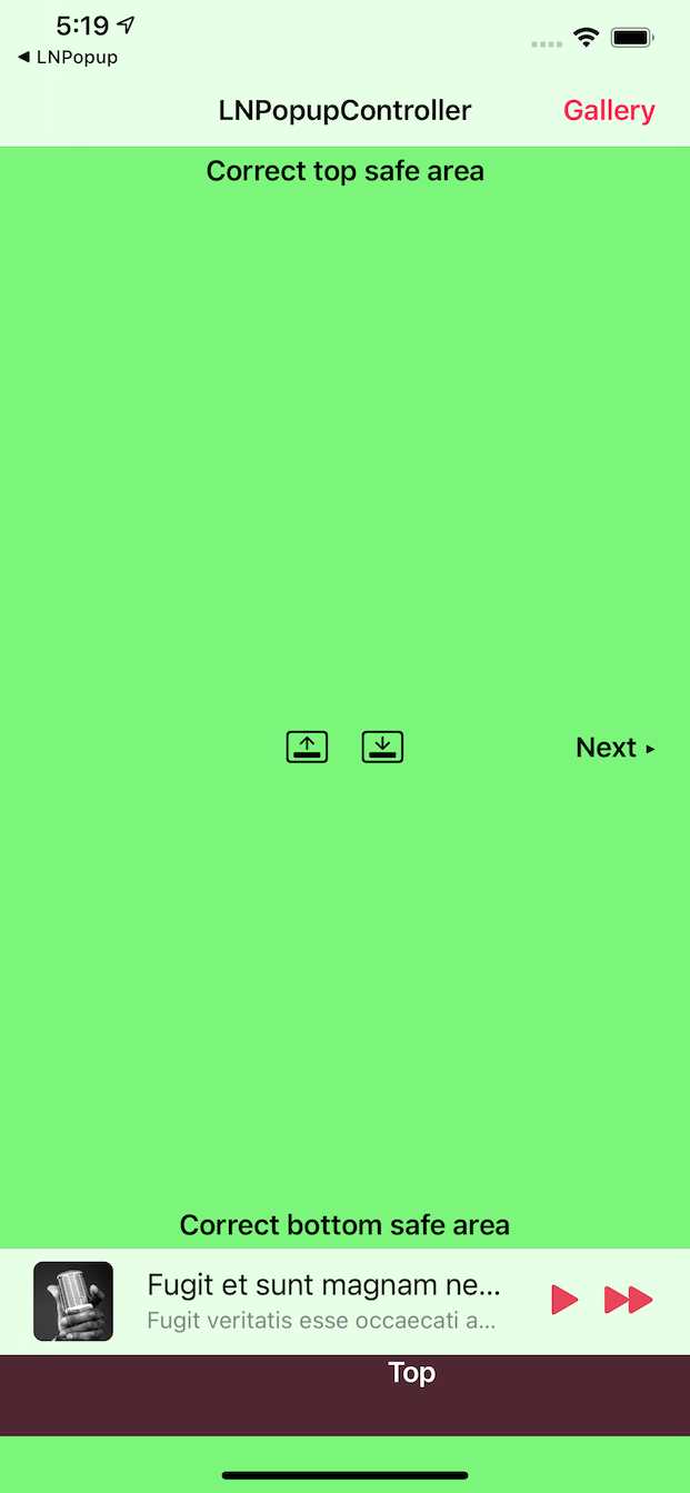 Present popup bar with navigation controller issue. · Issue #471 ...