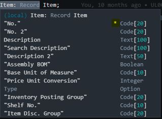 Record context menu · Issue #5543 · microsoft/AL · GitHub