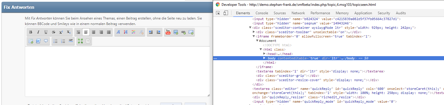 quickedit reply got empty class on chrome · Issue #4755 ...