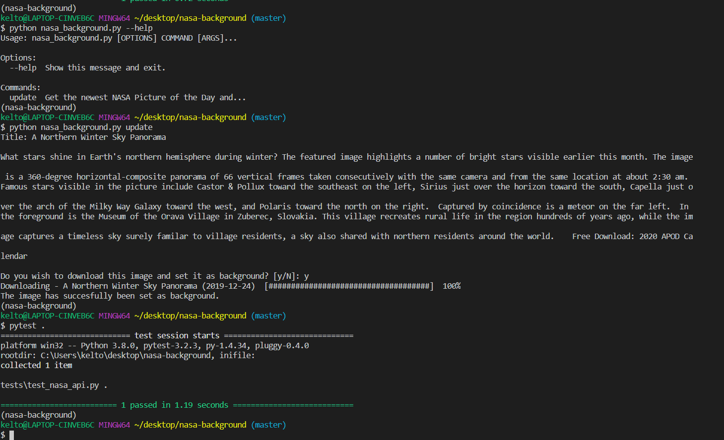 nasa-background-test