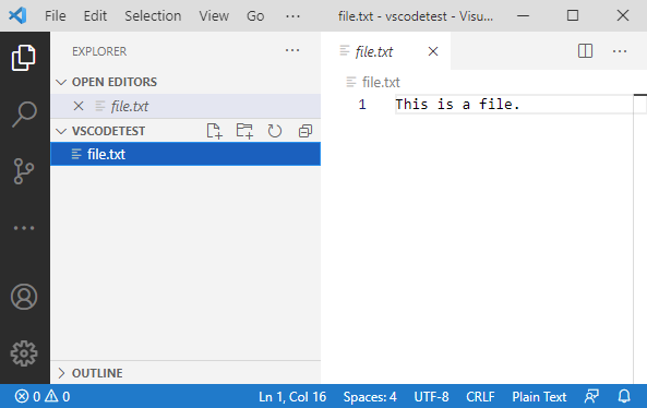 When the user creates a copy of a file, the copy is selected but no tab ...