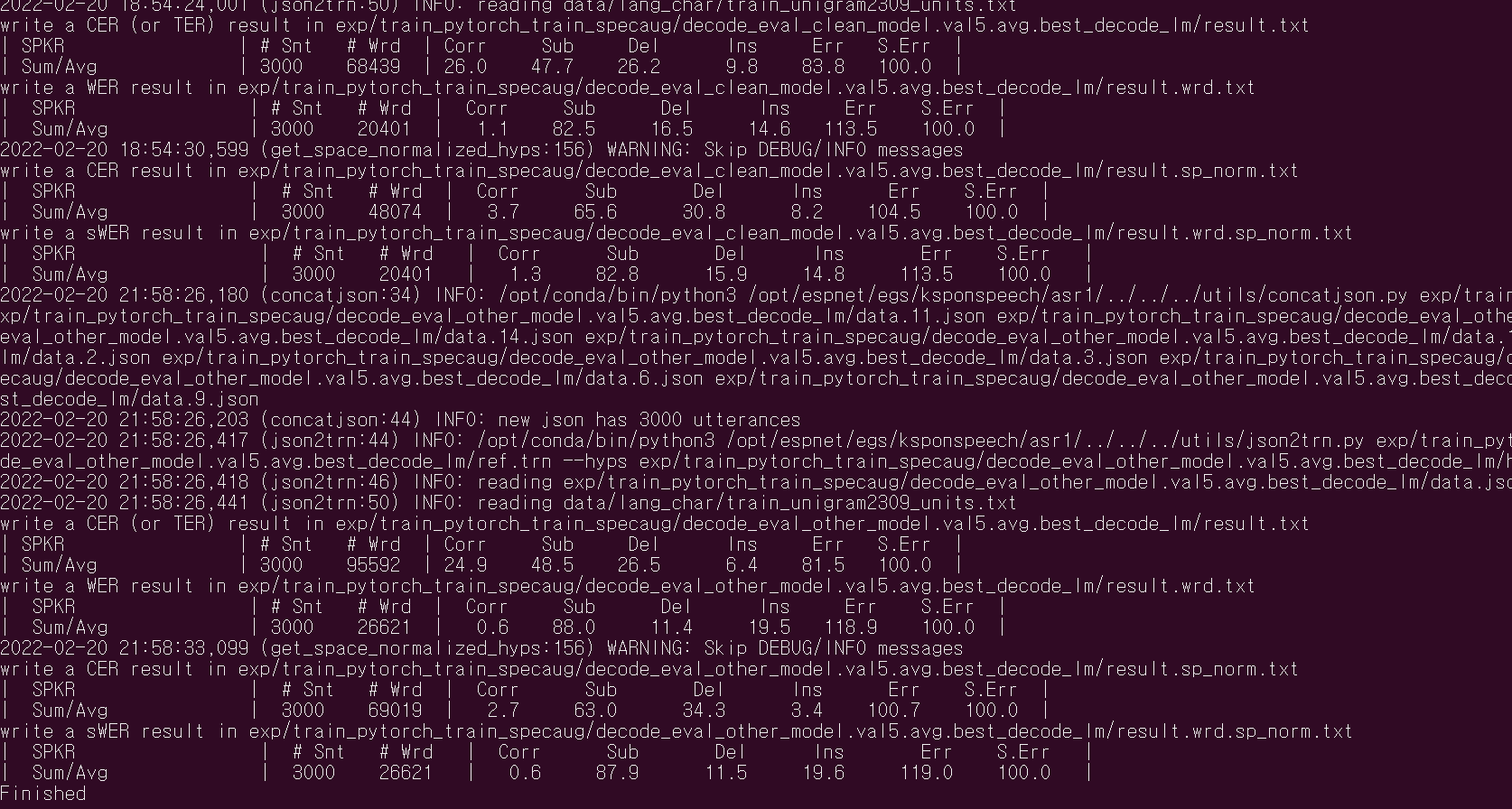 Reasons for low accuracy · Issue #4094 · espnet/espnet · GitHub
