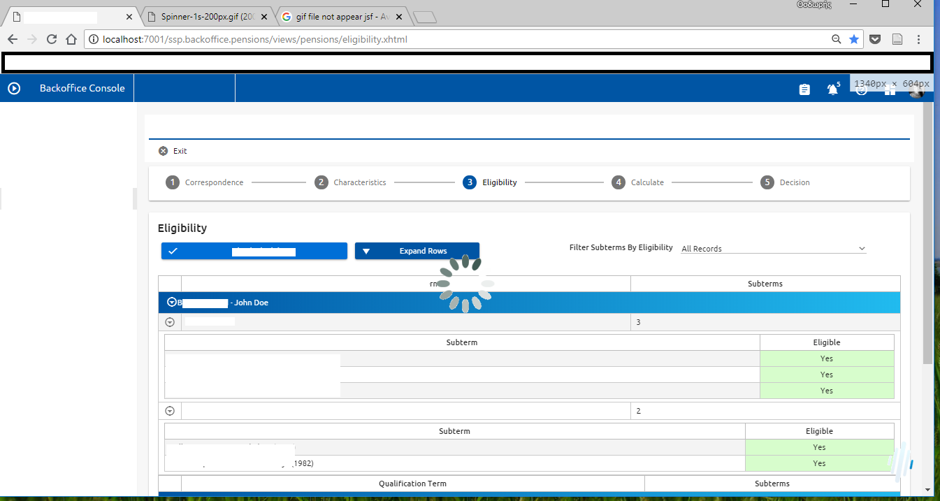 Dialog is not centered properly when inside composite component · Issue ...