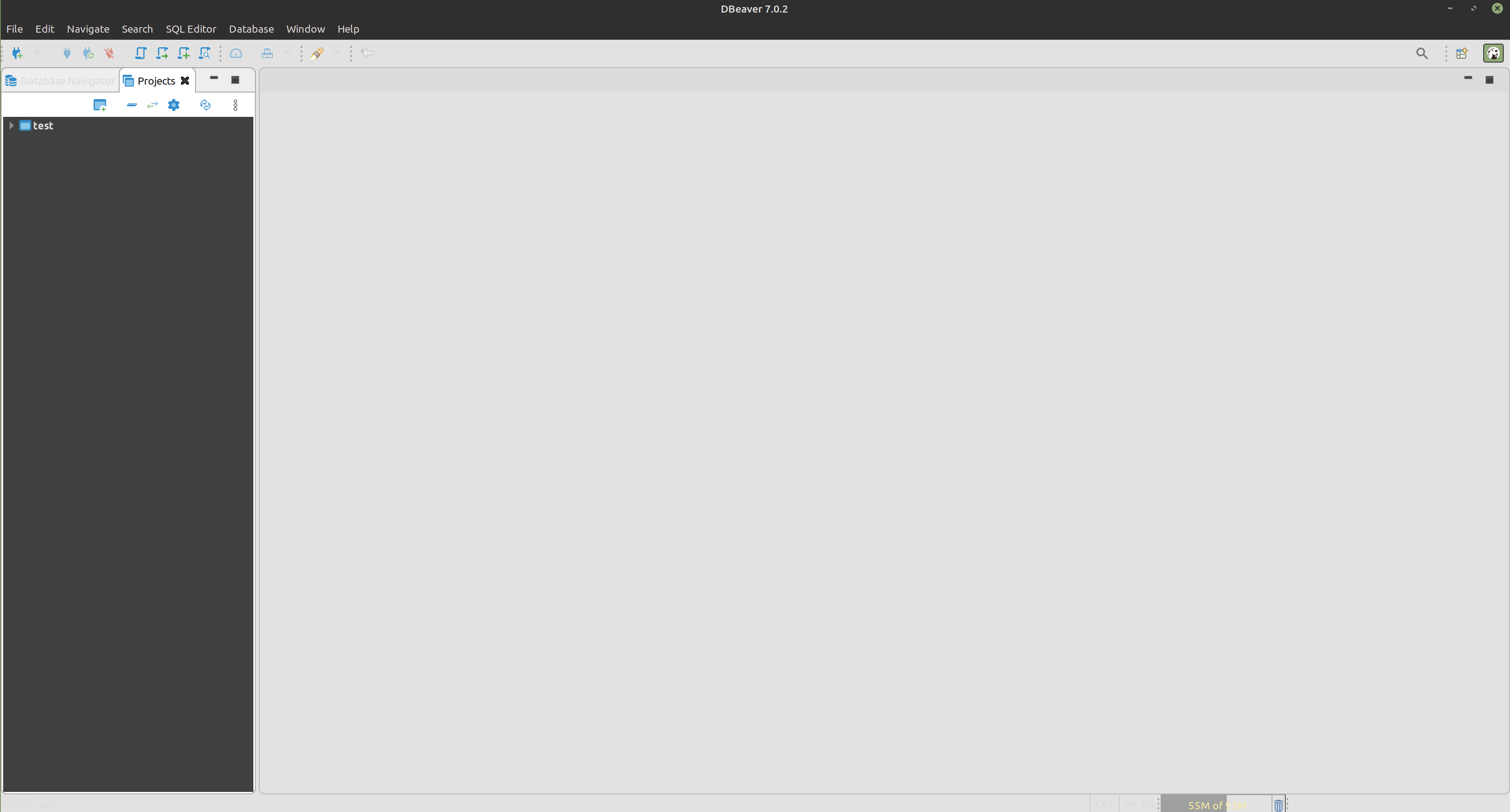 Linux Mint 19.3 dark theme bug after upgrading from DBeaver 6.3.2 to 7. ...
