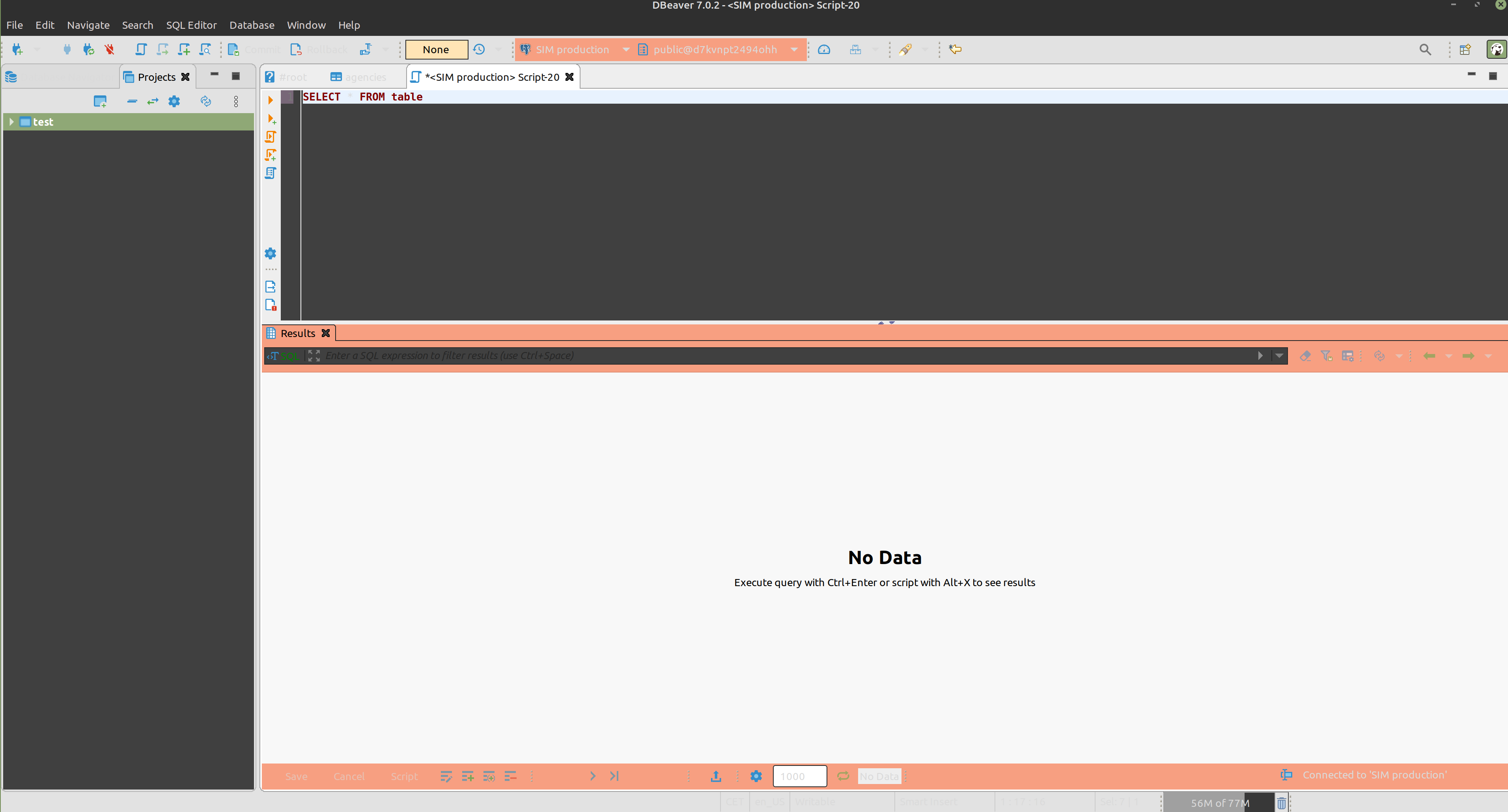 Linux Mint 19.3 dark theme bug after upgrading from DBeaver 6.3.2 to 7. ...
