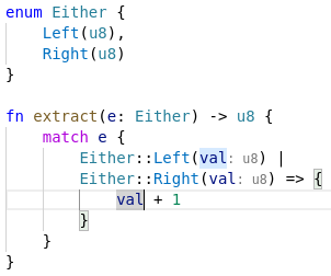 Not all variables bound in or-patterns are considered references or ...
