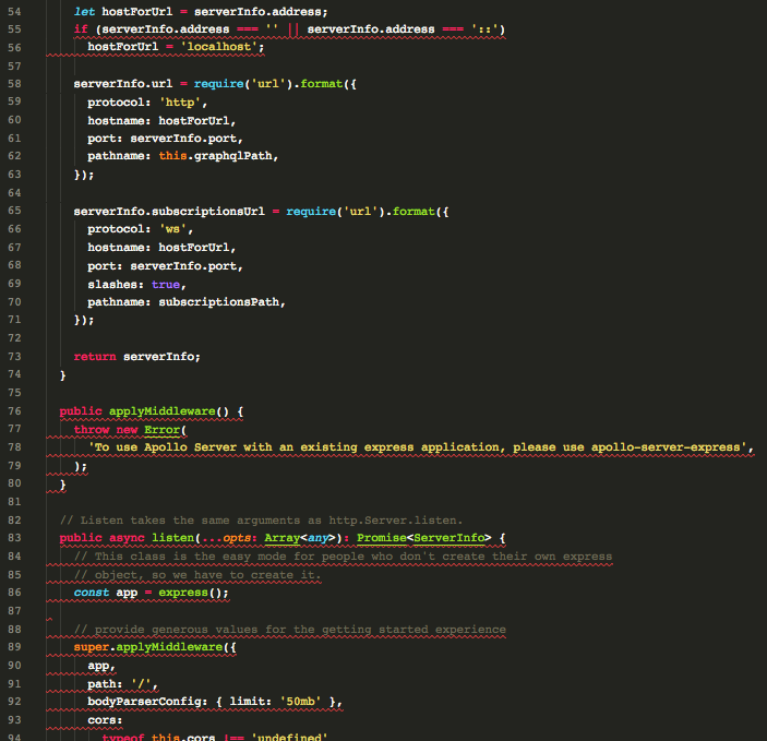 violate tslint rules · Issue #2671 · apollographql/apollo-server · GitHub