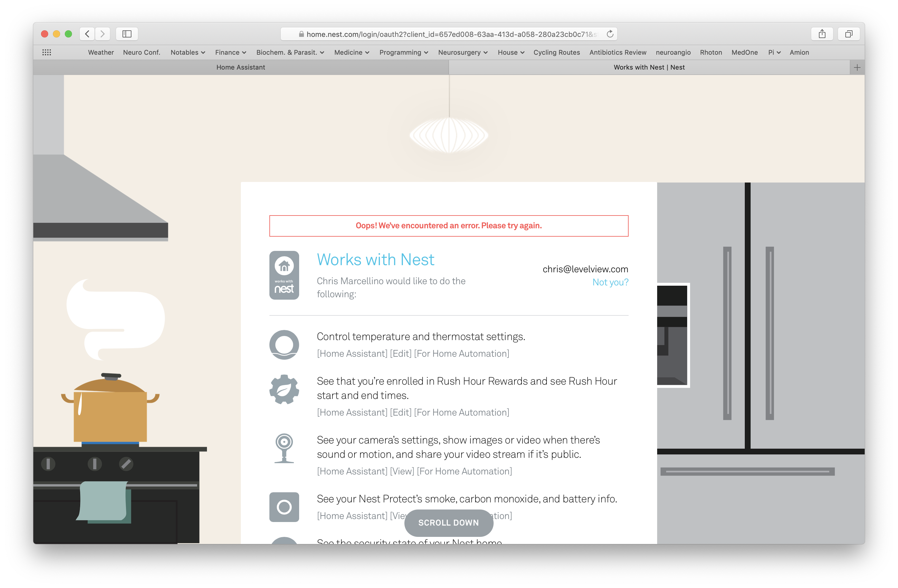 home assistant nest thermostat