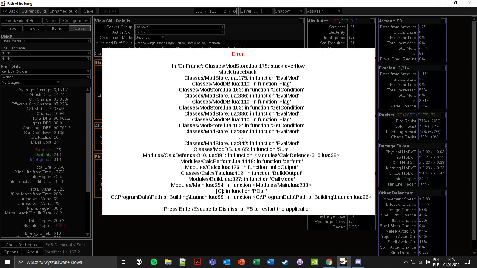 Lua error when showing unbuffed calculations · Issue #710 ...