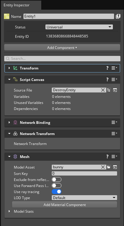 [MultiplayerSample]Destroy network entity on server, but client does ...