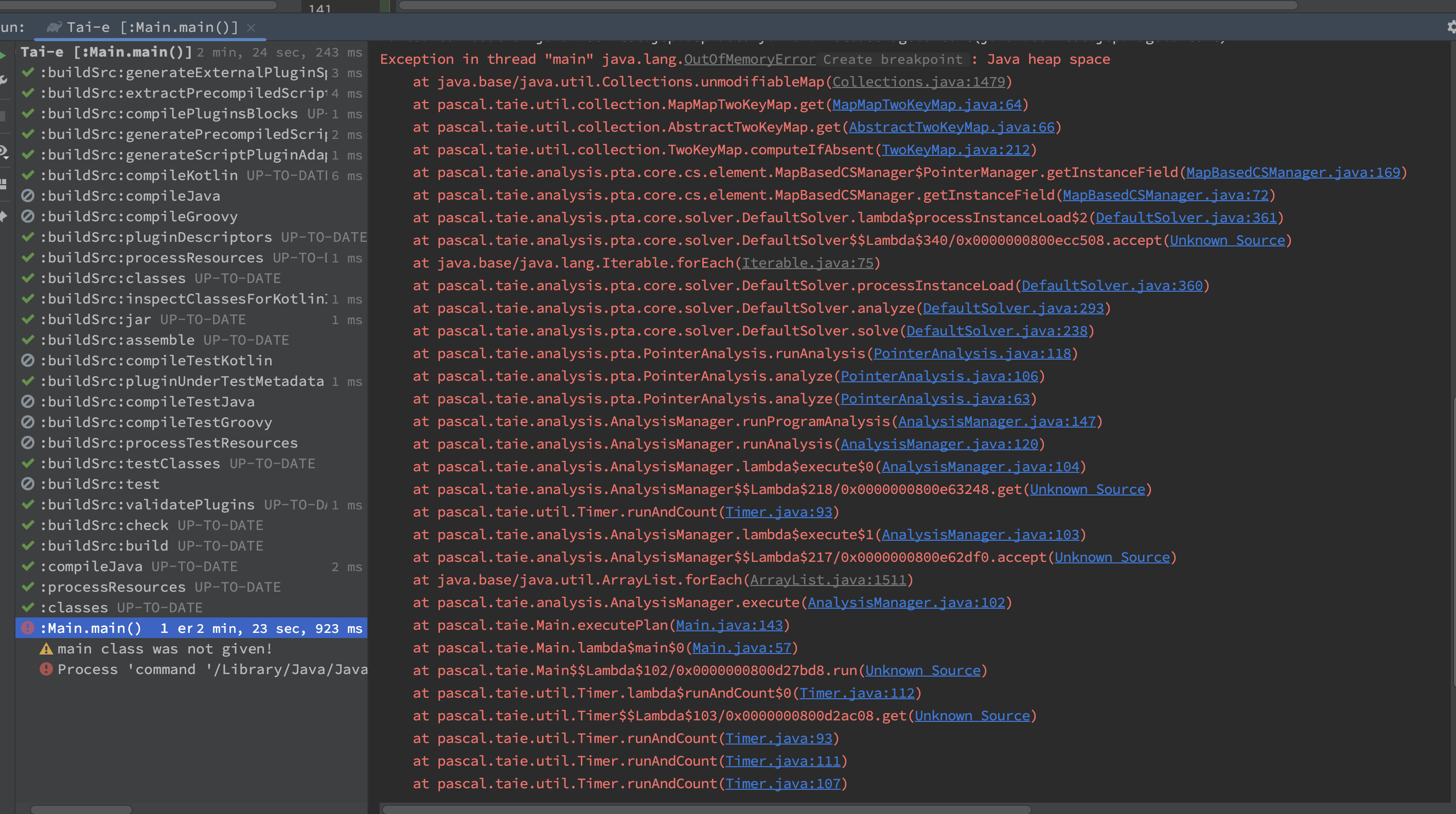 Taint analysis transfers throw IndexOutOfBoundsException · Issue #31 ...