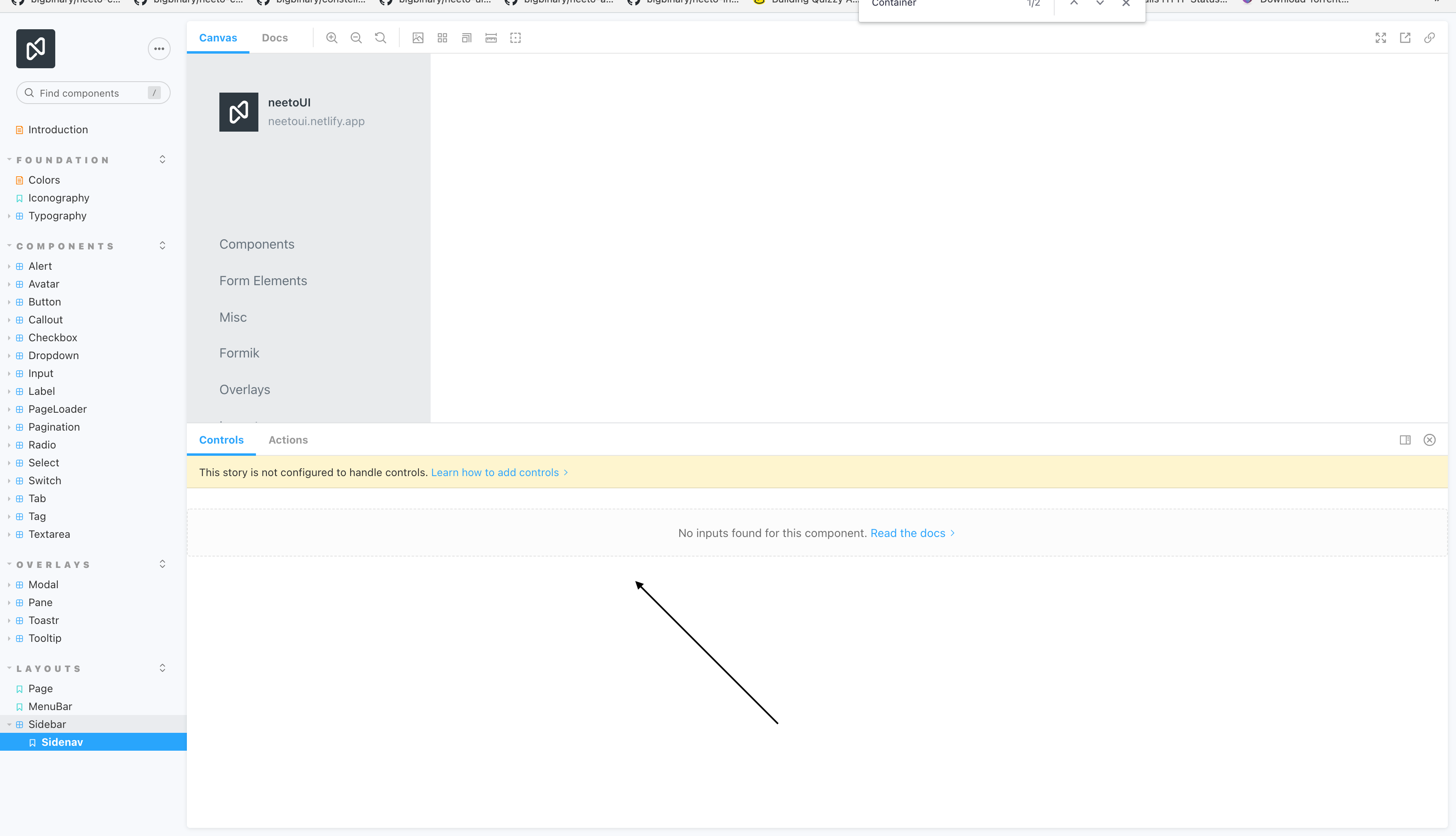 Add layouts `Header`, `Subheader` to storybook [documentation] · Issue