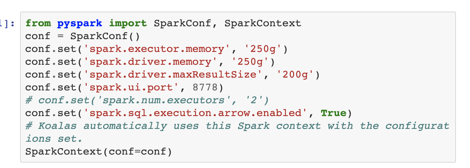 Upgraded koalas and Spark, the same datasets but out of memoy · Issue ...