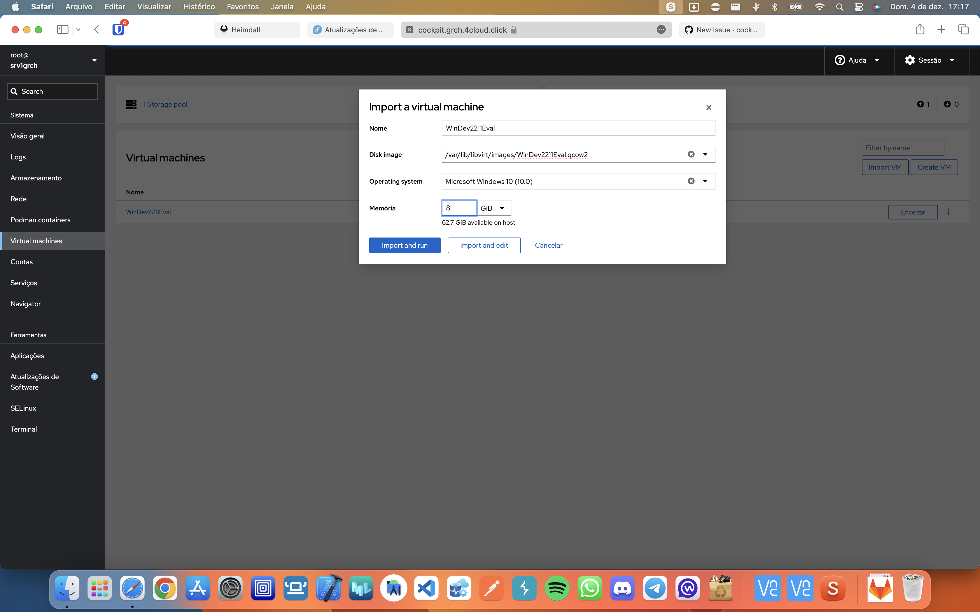 Unsuccessfully run of any SO on cockpitmachines · Issue 879 · cockpit