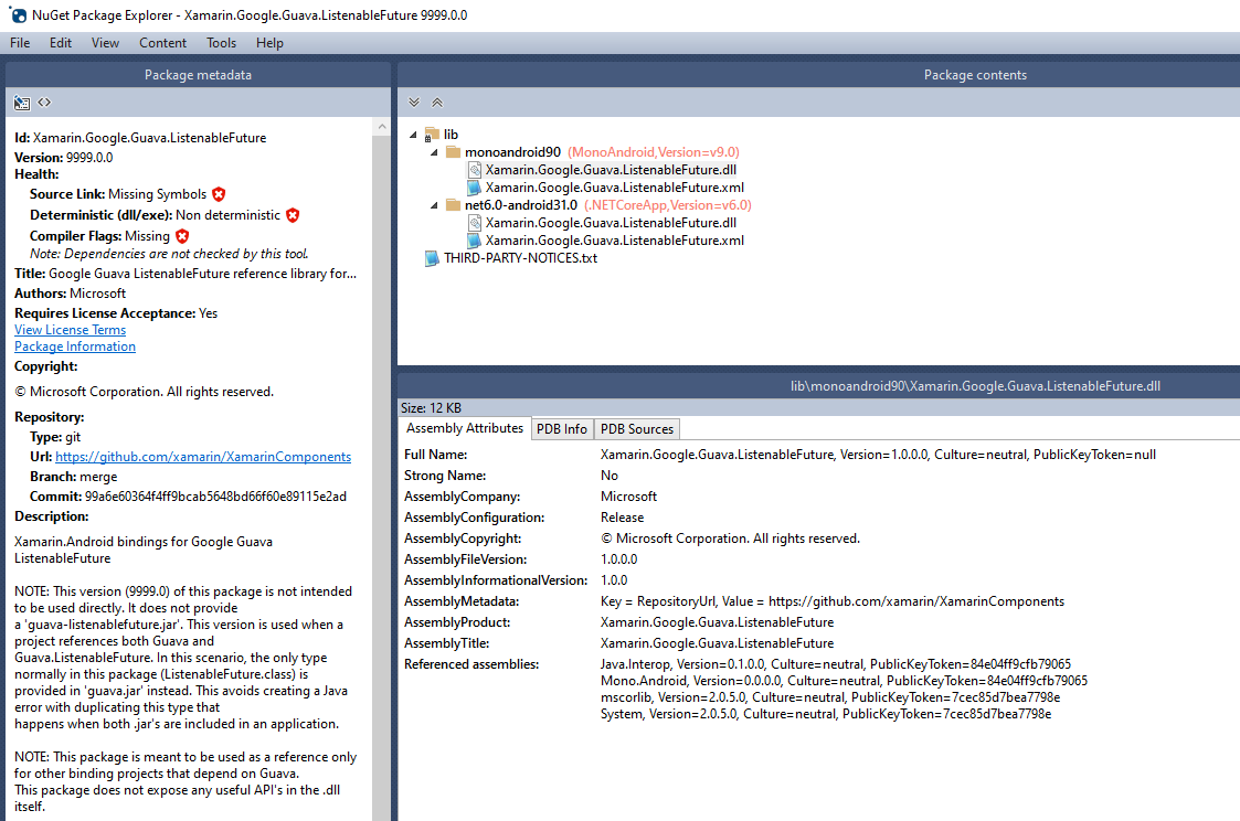 [Guava.ListenableFuture] Create a 9999.0 version without the .jar to