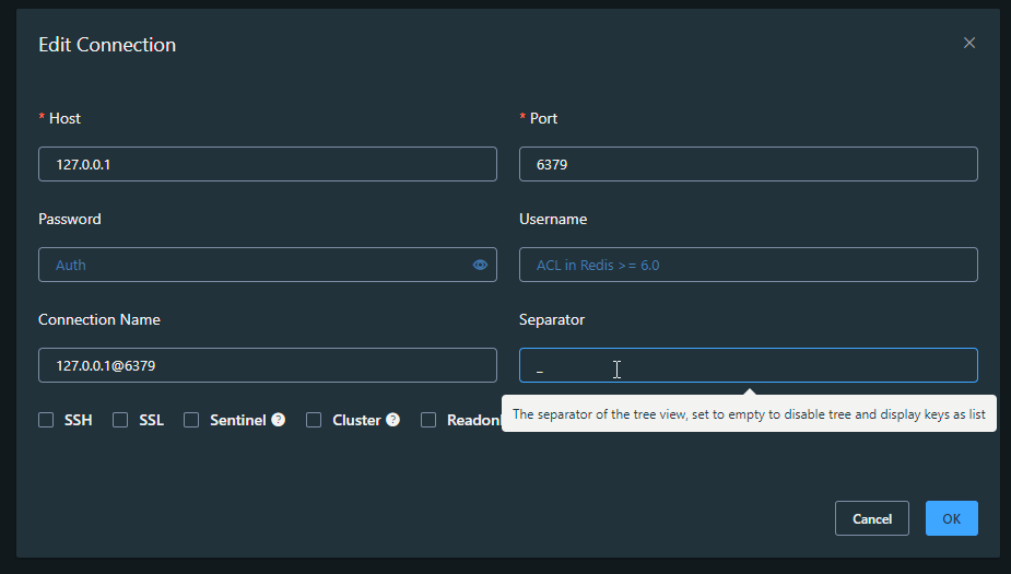 FEAT: Key Separator · Issue #379 · dbgate/dbgate · GitHub