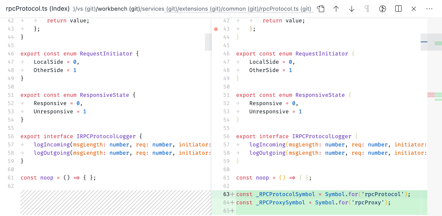Git file system puts (git) behind every path segment · Issue #115389 ...